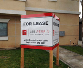 Anti Graffiti Real Estate Signs Orange County