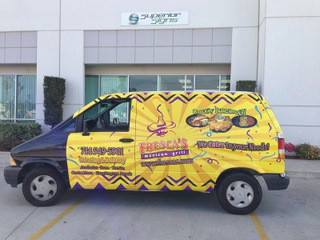 Restaurant van wraps Orange County