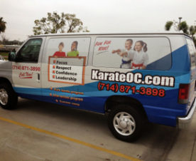 Fleet van wraps Orange County
