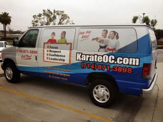 Fleet van wraps Orange County