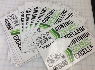 Six Sigma and 5S graphics and decals
