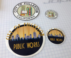 Vehicle logo decals Fullerton CA
