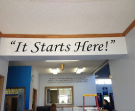 Vinyl wall lettering Buena Park CA