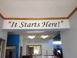 Vinyl wall lettering Buena Park CA