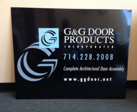 Door panel trailer graphics Orange County