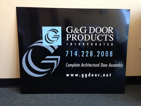 Door panel trailer graphics Orange County