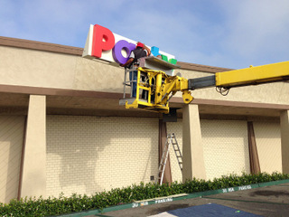 Channel letter signs for property managers