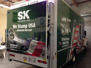 Box truck wraps Orange County