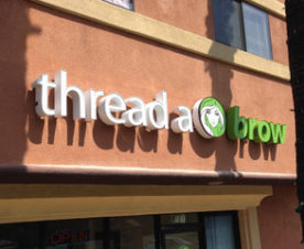 Logo shaped channel letter signs Orange County