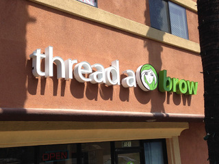Logo shaped channel letter signs Orange County