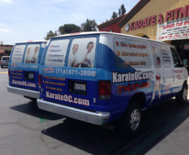 Fleet vehicle wraps Orange County