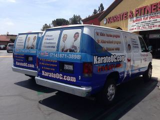 Fleet vehicle wraps Orange County