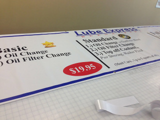 Buy auto service menu signs cheap in Orange County