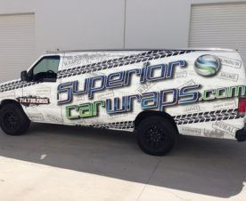 2002 Ford Van Wraps Orange County
