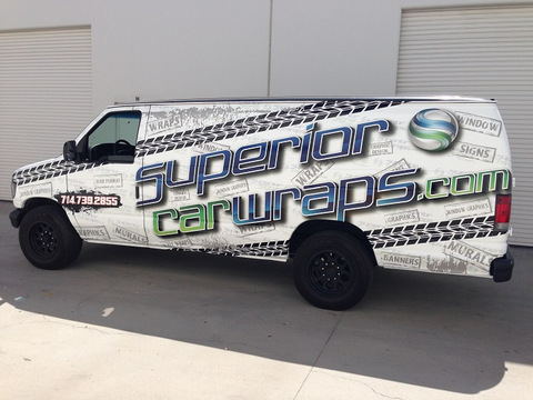 2002 Ford Van Wraps Orange County