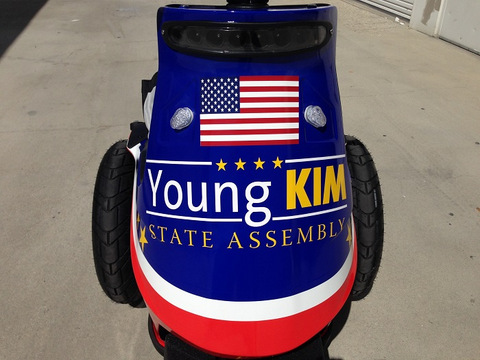 Vehicle graphics for election campaigns Orange County
