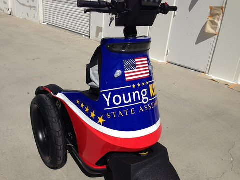Election campaign vehicle wraps Orange County