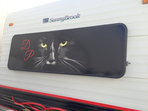 Personal RV trailer graphics Orange County