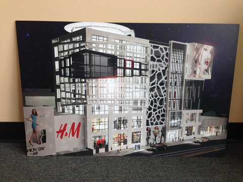 High resolution banners and posters for architect renderings