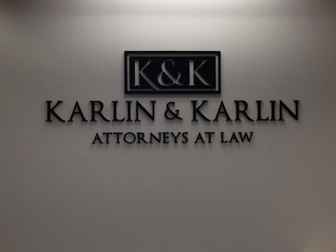 Law office lobby signs Orange County