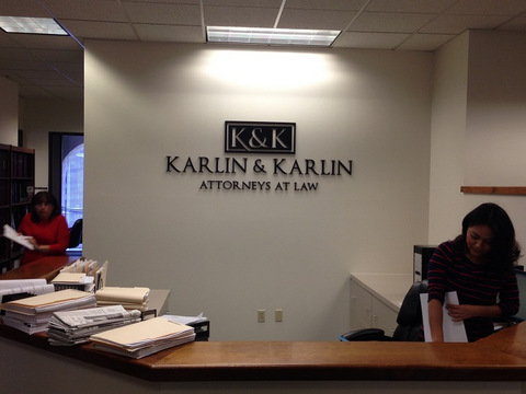 Attorney office lobby signs Orange County