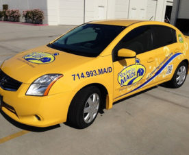Franchise vehicle wraps Orange County