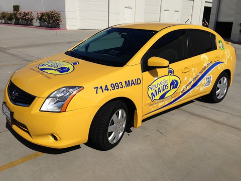 Franchise vehicle wraps Orange County