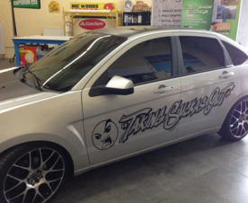 Custom vehicle vinyl die cut decals Orange County