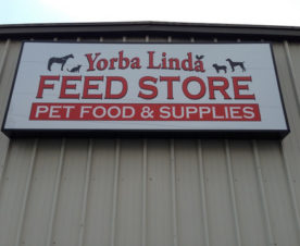 Lightbox cabinet signs Orange County