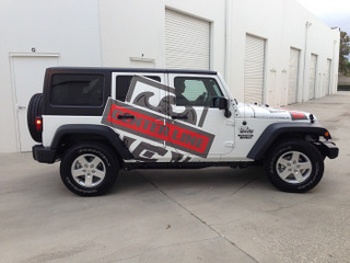 Vehicle vinyl graphics Orange County