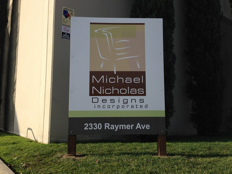 Signs for relocating business in Orange County