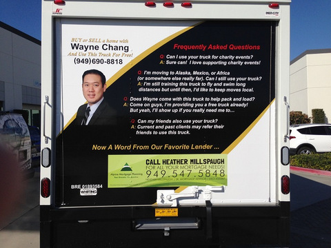 Vinyl Box Truck Wraps Orange County