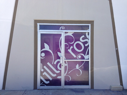 See-through vinyl window graphics Orange County