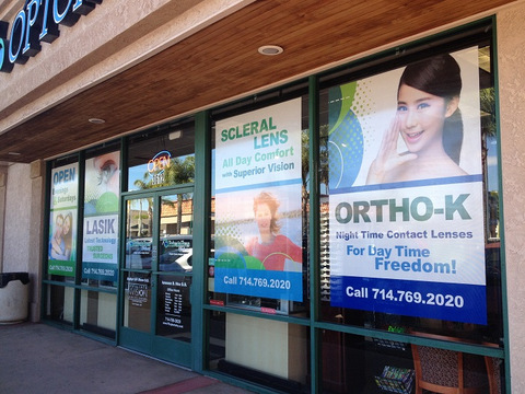 Perforated Vinyl Window Graphics