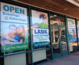 See Through Vinyl Window Graphics Orange County