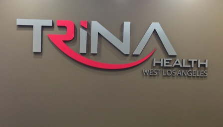 Reception area signs Orange County