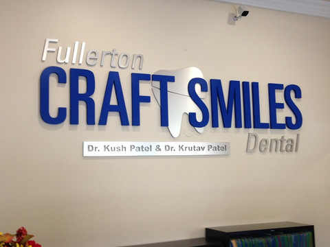 Painted Foam Lobby Signs