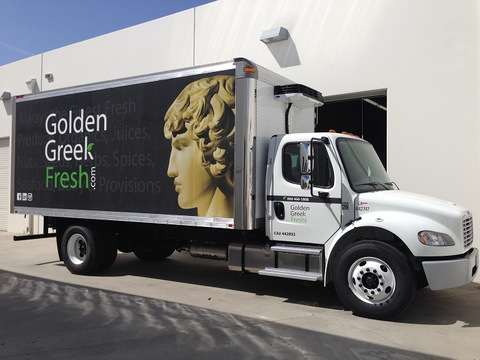 Delivery Vehicle box truck wraps Orange County