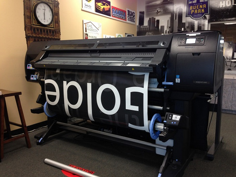 How are vinyl box truck wraps made Orange County
