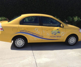 Franchise vehicle graphics Orange County