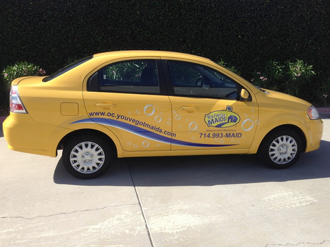 Franchise vehicle graphics Orange County