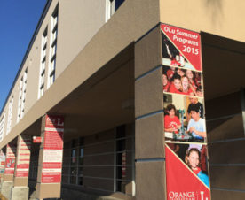 Vinyl Verticle Pillar Banners Orange County