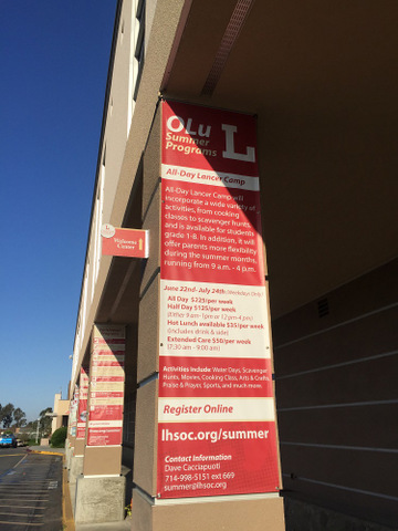 Vinyl Vertical Banners Orange County