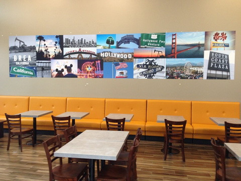 Wall Graphics for Restaurants in Orange County
