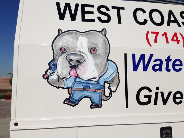 Contractor van graphics Orange County
