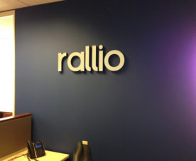Brushed Metal Lobby Signs Irvine CA