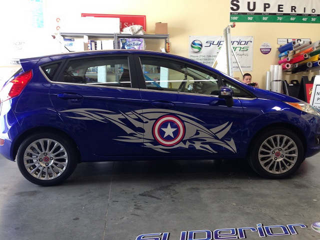 Super Hero Car Graphics Orange County
