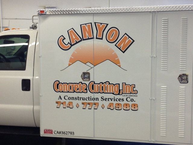 Advertise with contractor truck graphics in Buena Park CA