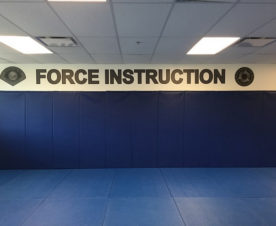 Wall graphics for police departments in Orange County