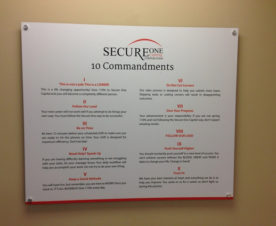Office signs and graphics for Orange County